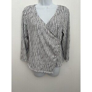 Habitat Monochrome Patterned Tunic Top